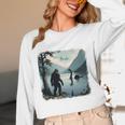 Bigfoot Sasquatch & Loch Ness Monster Introvert Bruh Unisex Long Sleeve T-Shirt Bigfoot Sasquatch & Loch Ness Monster Introvert Bruh Unisex Long Sleeve T-Shirt