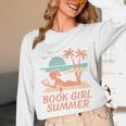 Book Girl Summer Book Reading Retro Sunset Unisex Long Sleeve T-Shirt Book Girl Summer Book Reading Retro Sunset Unisex Long Sleeve T-Shirt