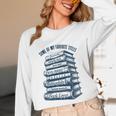 Book Lover Bookish Reader Bibliophile Book Nerd Titles Unisex Long Sleeve T-Shirt