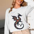 Book Lover Bookworm Reading Books Dragon Unisex Long Sleeve T-Shirt