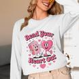 Book Lover Read Your Heart Out Teacher Kids Valentines Unisex Long Sleeve T-Shirt