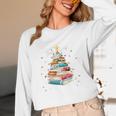 All Booked For Christmas Book Christmas Book Lover Librarian Unisex Long Sleeve T-Shirt