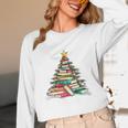 All Booked For Christmas Book Christmas Tree Lights Xmas Unisex Long Sleeve T-Shirt