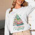 All Booked For Christmas Book Xmas Tree Lights Reading Girly Unisex Long Sleeve T-Shirt All Booked For Christmas Book Xmas Tree Lights Reading Girly Unisex Long Sleeve T-Shirt