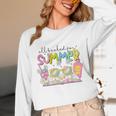 All Booked For Summer Reading Beach Floral Bookish Book Girl Unisex Long Sleeve T-Shirt