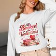 All Booked For Valentines Cute Book Lover Quote Unisex Long Sleeve T-Shirt All Booked For Valentines Cute Book Lover Quote Unisex Long Sleeve T-Shirt