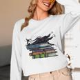 Books Cats Life Is Sweet Cats Books Lover Men Women Unisex Long Sleeve T-Shirt