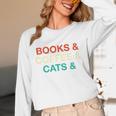 Books Coffee Cats Social Justice Unisex Long Sleeve T-Shirt