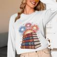 Books Fireworks 4th Of July Bookworm Patriotic Reader Unisex Long Sleeve T-Shirt Books Fireworks 4th Of July Bookworm Patriotic Reader Unisex Long Sleeve T-Shirt