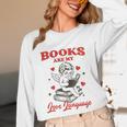 Books Are My LoveLanguage Cupid Valentines Unisex Long Sleeve T-Shirt Books Are My LoveLanguage Cupid Valentines Unisex Long Sleeve T-Shirt