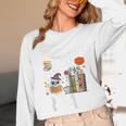 Carve Out Time To Read Halloween Ghost Books Raglan Baseball Tee Unisex Long Sleeve T-Shirt