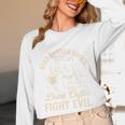 Cat Read Banned Books Drink Coffee Fight Evil Unisex Long Sleeve T-Shirt