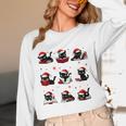 Cat Reading Books Lover Christmas Cat Lover Xmas Unisex Long Sleeve T-Shirt Cat Reading Books Lover Christmas Cat Lover Xmas Unisex Long Sleeve T-Shirt