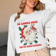 Christmas Bookish He Knows What You'Ve Been Reading Women Unisex Long Sleeve T-Shirt Christmas Bookish He Knows What You'Ve Been Reading Women Unisex Long Sleeve T-Shirt