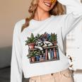Cosy Sloth In Bookshelf With Plants Unisex Long Sleeve T-Shirt Cosy Sloth In Bookshelf With Plants Unisex Long Sleeve T-Shirt