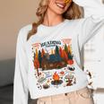 Cozy Reading Cabin Retreat Fall Bookish Autumn Cozy Reader Unisex Long Sleeve T-Shirt