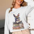 Cute Reading Bunny With Glasses Books Bookworm Reader Book Premium Tri-Blend Unisex Long Sleeve T-Shirt Cute Reading Bunny With Glasses Books Bookworm Reader Book Premium Tri-Blend Unisex Long Sleeve T-Shirt