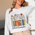 Cute Wildflower Book School Counseling Life School Counselor Unisex Long Sleeve T-Shirt Cute Wildflower Book School Counseling Life School Counselor Unisex Long Sleeve T-Shirt