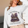 Dark Romance Merch I Put Down My Book Lover Spicy Skeleton Unisex Long Sleeve T-Shirt