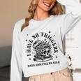 Dark Romance Merch Spicy Book Lover No Triggers Warning Unisex Long Sleeve T-Shirt