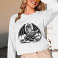 Dragon Reading Book Bookworm Books Dragon Learning Unisex Long Sleeve T-Shirt Dragon Reading Book Bookworm Books Dragon Learning Unisex Long Sleeve T-Shirt