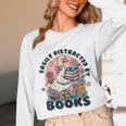 Easily Distracted By Books Read Goose Lover Bookworm Reading Unisex Long Sleeve T-Shirt Easily Distracted By Books Read Goose Lover Bookworm Reading Unisex Long Sleeve T-Shirt