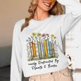 Easily Distracted By Plants And Books Bookworm Gardening Unisex Long Sleeve T-Shirt Easily Distracted By Plants And Books Bookworm Gardening Unisex Long Sleeve T-Shirt