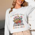 Floral Book Officially Retired 2025 A New Chapter Begins Unisex Long Sleeve T-Shirt
