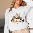 Freadom Anti Banned Books Lovers Reading Librarian Bookworm Unisex Long Sleeve T-Shirt