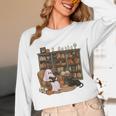 Ghost Reading Book Cat Lover Halloween Reading Enthusiast Unisex Long Sleeve T-Shirt Ghost Reading Book Cat Lover Halloween Reading Enthusiast Unisex Long Sleeve T-Shirt