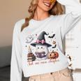 Ghost Reading Book Coquette Bow Halloween Girl Toddler Kid Premium Unisex Long Sleeve T-Shirt