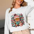 Gingerbread Reading Book Lovers Christmas Bookworm Librarian Premium Unisex Long Sleeve T-Shirt Gingerbread Reading Book Lovers Christmas Bookworm Librarian Premium Unisex Long Sleeve T-Shirt