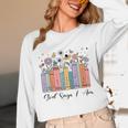 God Says I Am Floral Book Cute Christian Girl Teen Religious Unisex Long Sleeve T-Shirt