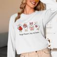 Goose Forget Flowers Buy Me Books Unisex Long Sleeve T-Shirt