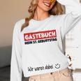 Guest Book Wir Waren Dabei Mein 57 Geburtstag German Unisex Long Sleeve T-Shirt