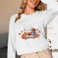 Halloween Book Lover Ghost Witch Books & Pumpkins Unisex Long Sleeve T-Shirt