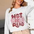 Hot Girls Read Book Lover Feminist Reader Premium Tri-Blend Unisex Long Sleeve T-Shirt