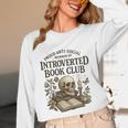 Introverted Book Club Member Anti Social Reader Unisex Long Sleeve T-Shirt Introverted Book Club Member Anti Social Reader Unisex Long Sleeve T-Shirt