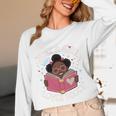 Just A Girl Who Loves Books Cute African American Afro Unisex Long Sleeve T-Shirt Just A Girl Who Loves Books Cute African American Afro Unisex Long Sleeve T-Shirt