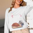 Just a Girl Who Loves Dogs Books Coffee T-Shirt Unisex Long Sleeve T-Shirt
