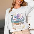 Just a Girl Who Loves Dragons & Books Reader Fantasy Fun Premium Tri-Blend Unisex Long Sleeve T-Shirt