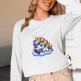 Just One More Chapter Bookish Book Unicorn Reading Book Unisex Long Sleeve T-Shirt
