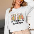 If You Know You Know 6 7 Reading Books Merry Christmas Unisex Long Sleeve T-Shirt