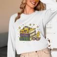 Mardi Gras Book Lover Reading Reader Men Women Kids Unisex Long Sleeve T-Shirt