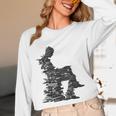 Men Pixel Art Geometric Book Human Drawing Graphic Men Unisex Long Sleeve T-Shirt