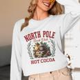 North Pole Book Club Hot Cocoa Bookworm Christmas Xmas Unisex Long Sleeve T-Shirt North Pole Book Club Hot Cocoa Bookworm Christmas Xmas Unisex Long Sleeve T-Shirt