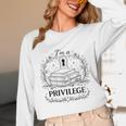 Im A Privilege Vintage Book Illustration Unisex Long Sleeve T-Shirt Im A Privilege Vintage Book Illustration Unisex Long Sleeve T-Shirt