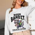 Racoon-Bookworm-Book Bandit-Fueled By Fiction Unisex Long Sleeve T-Shirt Racoon-Bookworm-Book Bandit-Fueled By Fiction Unisex Long Sleeve T-Shirt