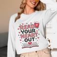 Read Your Heart Out Love Book Valentine Teacher Bookworm Unisex Long Sleeve T-Shirt Read Your Heart Out Love Book Valentine Teacher Bookworm Unisex Long Sleeve T-Shirt
