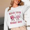 Read Your Heart Out Teacher Valentine Book Unisex Long Sleeve T-Shirt Read Your Heart Out Teacher Valentine Book Unisex Long Sleeve T-Shirt